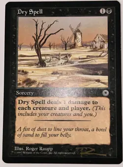Signed ARTIST PROOF Dry Spell Roger Raupp MTG - Image 3