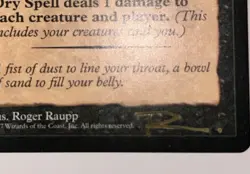 Signed ARTIST PROOF Dry Spell Roger Raupp MTG - Image 4