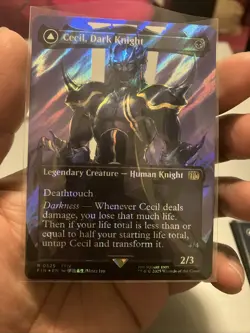 Cecil, Dark Knight (Borderless) (Surge Foil) Final Fantasy Foil - Image 1