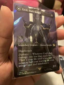 Cecil, Dark Knight (Borderless) (Surge Foil) Final Fantasy Foil - Image 2