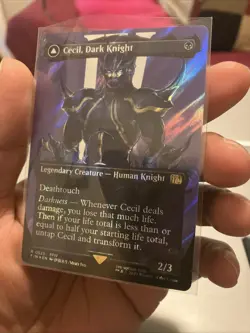 Cecil, Dark Knight (Borderless) (Surge Foil) Final Fantasy Foil - Image 3