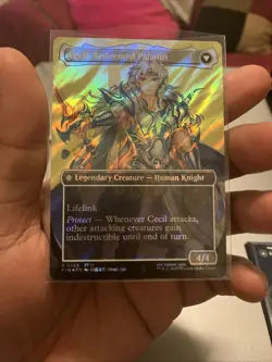 Cecil, Dark Knight (Borderless) (Surge Foil) Final Fantasy Foil - Image 4