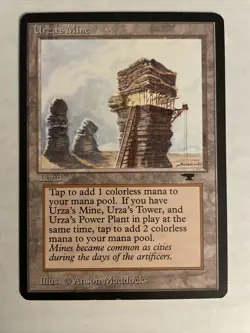 1x MTG Antiquities Urza's Mine (Tower), Light Play, English - Image 1