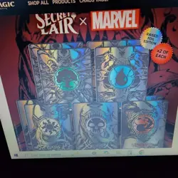 MTG Spider-Man Secret Lair x Marvel Mana Symbiote Raised Foil Edition Pre-Order - Image 1