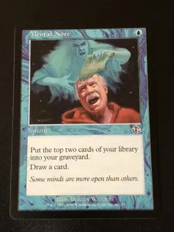 Mental Note X1 Judgment NM Condition See Pics Front Back - Image 1