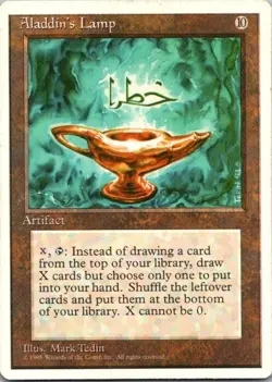 Aladdin's Lamp 4th MTG MP - Image 2