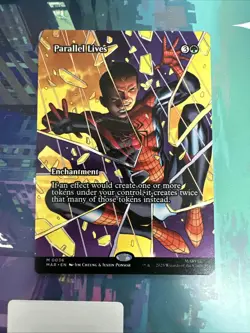 Magic Mtg Miles Morales Spider Man Parallel Lives (Borderless) (MR) NM - Image 1
