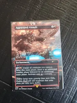 Aggravated Assault (Borderless) Secret Lair Drop Regular - Image 1