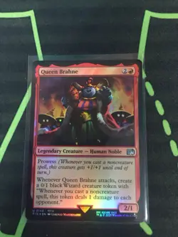 MTG Magic The Gathering Queen Brahne Foil FIN Final Fantasy Commander - Image 1