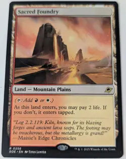 Sacred Foundry #256 (NM) Edge of Eternities EOE Magic MTG - Image 1