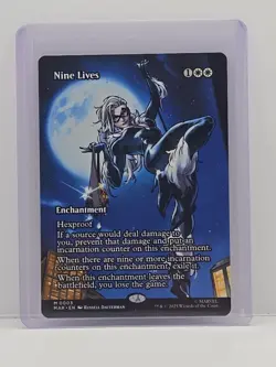 Nine Lives (Borderless) 0003 - Marvel's Spider-Man MTG - Image 1