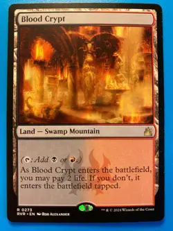 MTG 1x Blood Crypt # 273 Ravnica Remastered Magic the Gathering Card x1 NM - Image 1