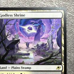 Godless Shrine - Edge of Eternities (EOE) #254 NM MTG Shock Land Non-Foil - Image 3