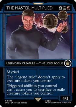 The Master Multiplied R Showcase Regular #545 | WHO Doctor Who | MTG - Image 1
