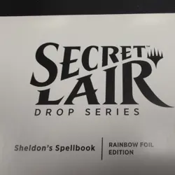 Sheldon's Spellbook Rainbow Foil Sealed - Secret Lair Drop MTG - Image 2