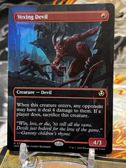 MTG | Vexing Devil (Borderless) [Innistrad Remastered] ✨FOIL✨ - Image 1