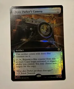 MTG Peter Parker's Camera 0280 Foil (Extended Art) Marvel's Spider-Man NM SPM - Image 1