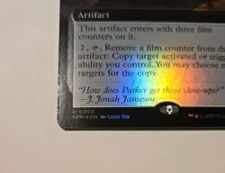 MTG Peter Parker's Camera 0280 Foil (Extended Art) Marvel's Spider-Man NM SPM - Image 3
