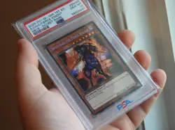 Yu-Gi-Oh Gaia the Fierce Knight 1st Edition SBCB-EN055 Secret Rare PSA 10 - Image 1