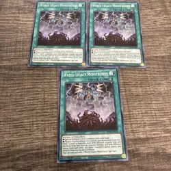World Legacy Monstrosity - x3 *PLAYSET* MP20-EN076 Prismatic Secret Rare LP/NM - Image 2
