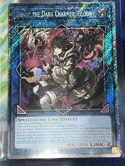 Yugioh! Dharc the Dark Charmer, Gloomy - RA03-EN048 - Platinum Secret Rare - 1st - Image 1