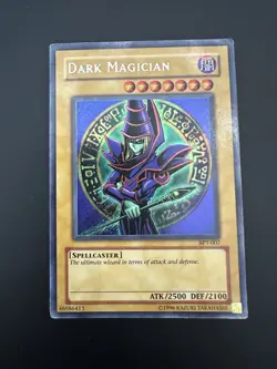 Dark Magician Secret Rare BPT-007 MP + Yugioh! TCG Collectors Tin Edition - Image 1