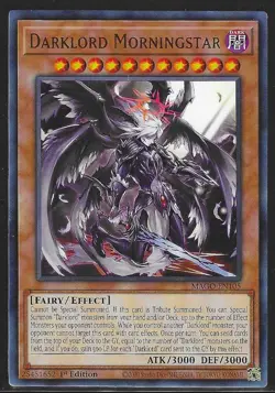 Yu-Gi-Oh! - Darklord Morningstar - MAGO-EN105 - Gold Rare - 1st Ed - NM/M - NEW - Image 1