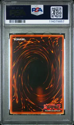2002 YU-GI-OH! STARTER DECK: KAIBA #001 BLUE-EYES WHITE DRAGON PSA 7 - Image 2