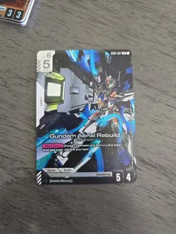 Gundam Aerial Rebuild GD01-067 LR Gundam Card Game Newtype Rising English NM/M - Image 1