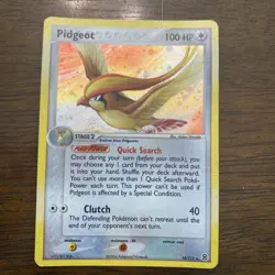 2004 PIDGEOT 10/112 Ex Fire Red & Leaf Green Holo Rare Pokemon Card - Image 1