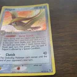 2004 PIDGEOT 10/112 Ex Fire Red & Leaf Green Holo Rare Pokemon Card - Image 3