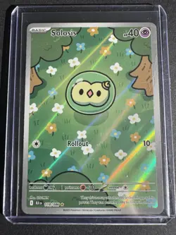 Solosis Black Bolt Illustration Rare English Pokemon TCG Card 118/086 NM - Image 1