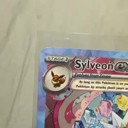 Pokemon TCG Sylveon EX Prismatic Evolutions Holo Card 156/131 English - Image 3