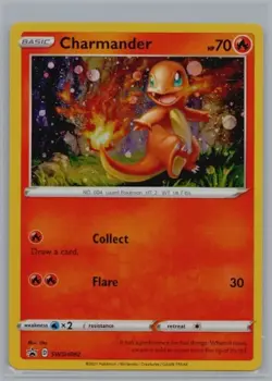 Charmander SWSH092 Holo Black Star Promo Pokemon Card Free Ship - Image 1