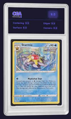 Fusion Strike Holo Rare Starmie 053/264 Pokemon TCG Card - CGA 9.0 Digital Grade - Image 1