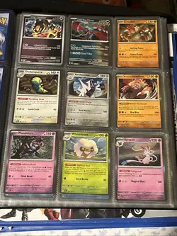 Pokemon Rare Holo Card Lot 90x Cards Includes Pokeball Binder No Duplicate Cards - Image 2