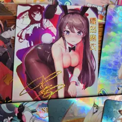 27 Sexy Anime Waifu Cards. Goddess Swimsuits Signatures ZR SsR SsP - Image 3