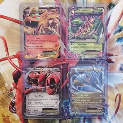 Charizard EX + M Sceptile EX + Scizor EX + Kingdra EX - Pokemon Cards Lot #17 - Image 1