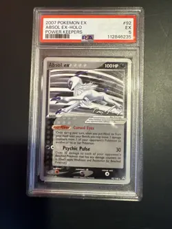 Pokemon TCG Absol EX Power Keepers Holographic Card 92/108 - Image 1