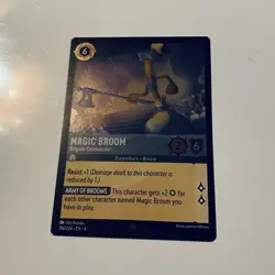 Magic Broom - 186/204 - Ursula's Return - Foil - Lorcana Trading Card - Image 1