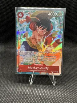 One Piece Card Game Monkey.D.Luffy (Alternate Art) OP12-015 SR English - Image 1