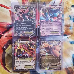Dragonite + Krookodile + Toxicroak + M Kangaskhan EX - Pokemon Cards - Lot #15 - Image 1