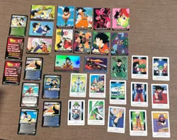 Dragon Ball Z Trading Card Lot of 34 Score Funimation 1998-2001 Foil Basic VTG - Image 1