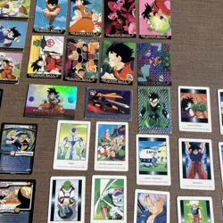 Dragon Ball Z Trading Card Lot of 34 Score Funimation 1998-2001 Foil Basic VTG - Image 3