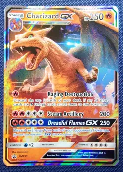 Charizard GX SM195 Pokemon Sun & Moon Black Star Promo Card - Image 1