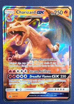 Charizard GX SM195 Pokemon Sun & Moon Black Star Promo Card - Image 3