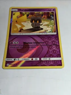 Marshadow 103/236 Reverse Holo Cosmic Eclipse Pokemon Card - Image 4
