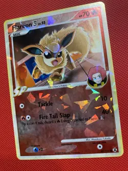Flareon Cracked Ice #60/111 Pokemon Card TCG Promo Rising Rivals - Image 5