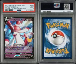 Dark Sylveon V SWSH134 SWSH: Sword & Shield Promo Cards Holo PSA 9 - Image 2