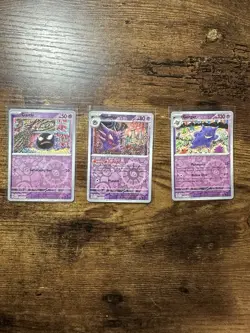 Pokemon Gastly Haunted Gengar Scarlet & Violet 151 Reverse Holo Card 94/165 - Image 1